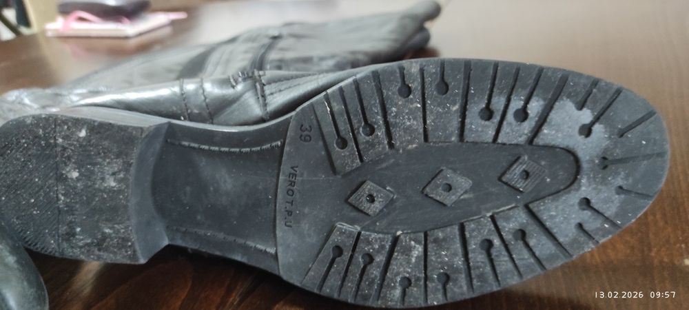 Дамски чизми естествена кожа