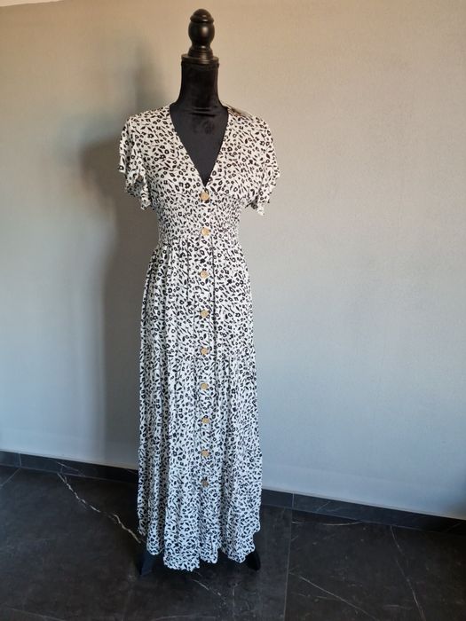 Rochie midi din vascoza