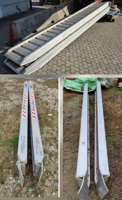 Rampe aluminiu uzate in conditii bune