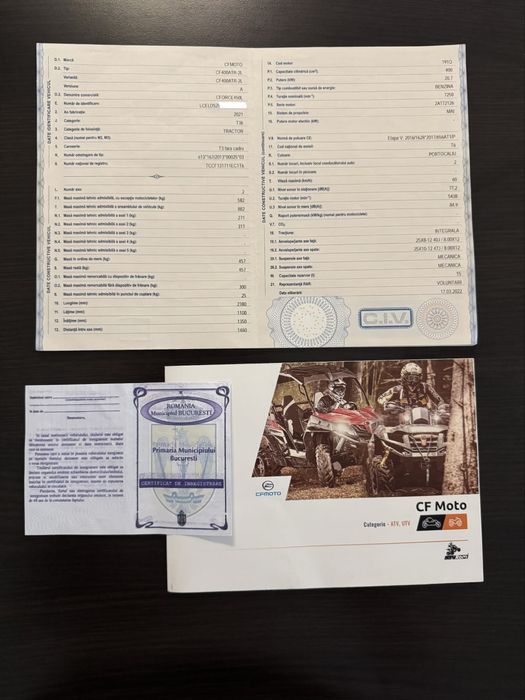 ATV CF Moto 450 L  4x4