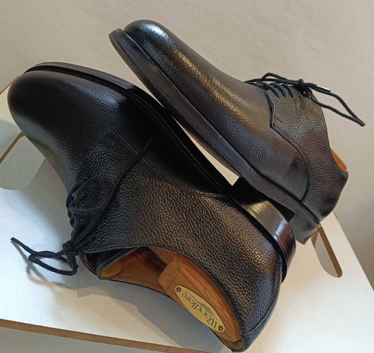 Pantofi derby lucrati manual Kalman Kalman piele naturala superioara