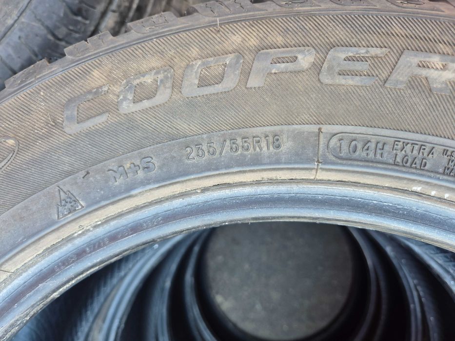 4 Anvelope M+S - 235/55/18 - COOPER - CA UNELE NOI - DOT 2020 !