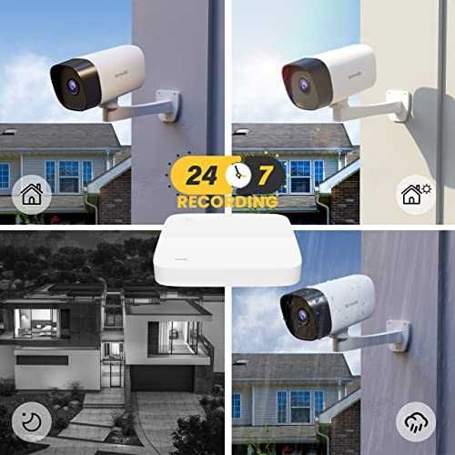 Комплект камери за видеонаблюдение Tenda K4P-4TR-1T 4MP PoE