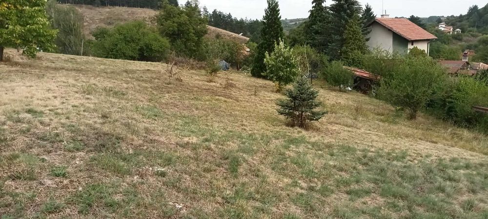 Панорамен южен парцел 1770 кв.м (два съседни имота) до ТОК и ВОДA – с. Росоман