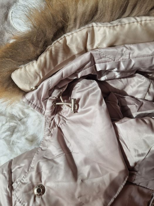 Дамско зимно яке с качулка - L