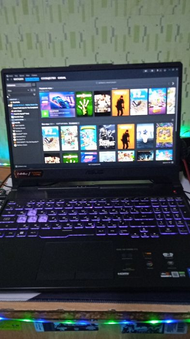 Продам ноутбук Asus f15 gaming