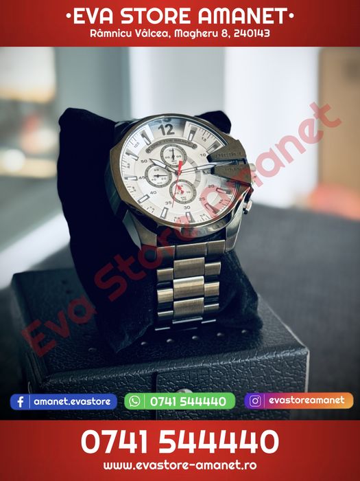 Ceas barbati Diesel Mega Chief DZ-4478 51-59mm Cristal Mineral