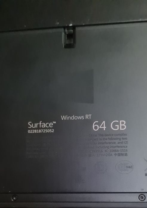 Tabletă Microsoft Surface model 1516 PTR PIESE