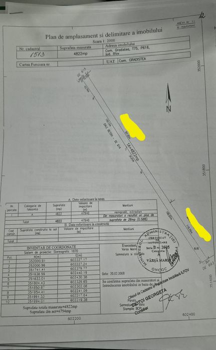 Teren intravilan de vanzare 4822 mp