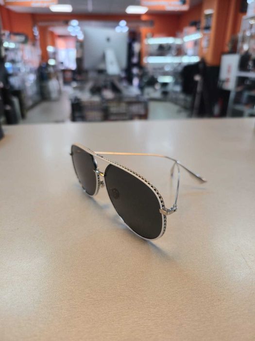 Ochelari de soare Unisex Christian Dior by Dior 0102K 60, Latime lentile 60mm Lungime brat 145mm Palladium/White Dark Grey | UsedProducts.ro