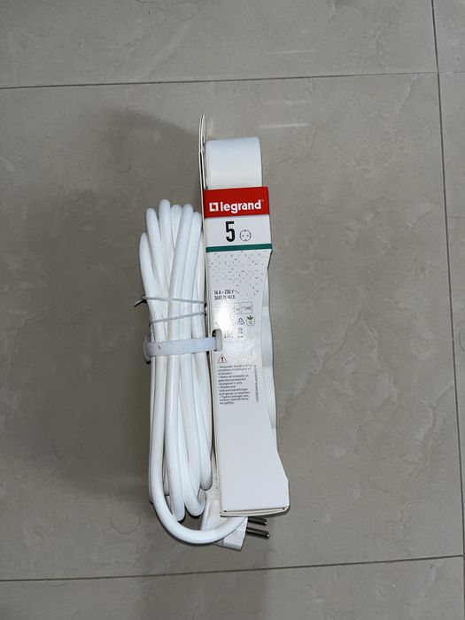Prelungitor 5 prinze cu cablu de 5m legrand