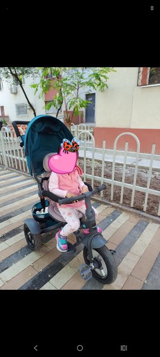 Tricicletă multifuncțională Cocolle Giro Plus Verde