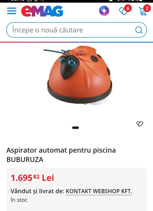 Aspirator de piscină