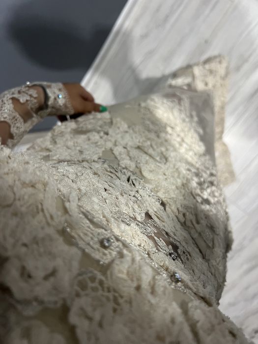 Официална рокля от испанска дантела S/M размер