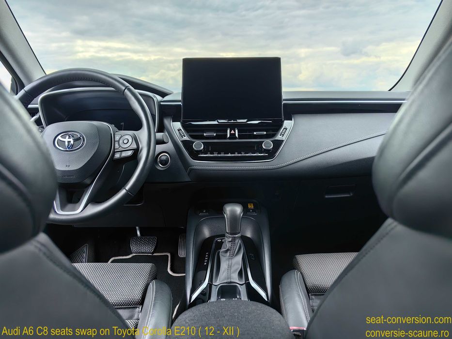 Sistem adaptare scaune de Audi A6 C8 pe Toyota Corolla E210 (12 / XII)
