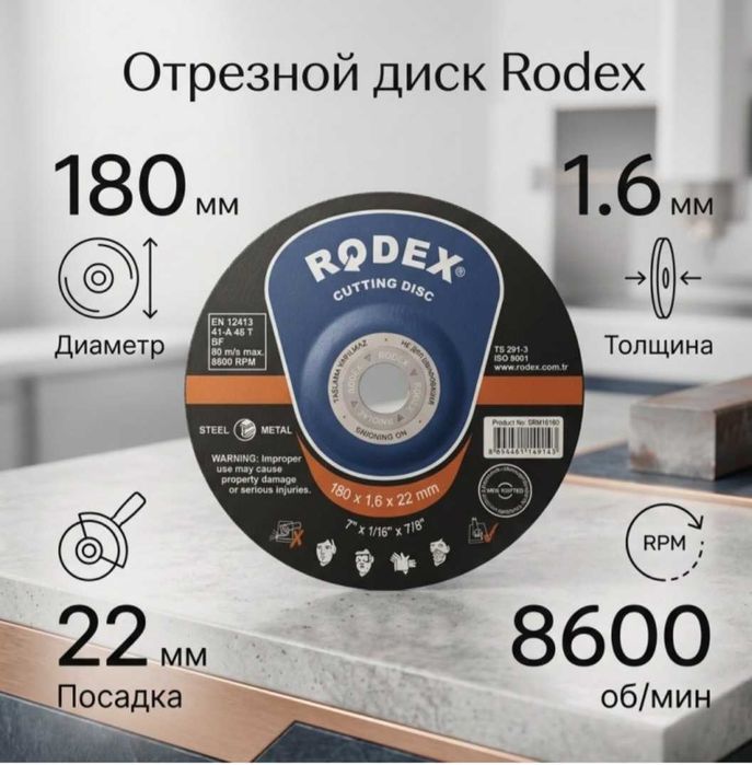 Диски родекс 180*1.6