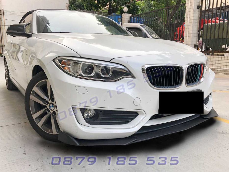 Универсална добавка предна броня тунинг спойлер сплитер черен