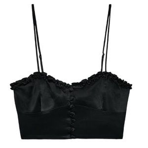 ZARA Сатенен Топ