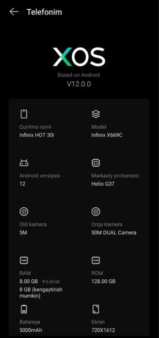 Infinix hot 30i 950000