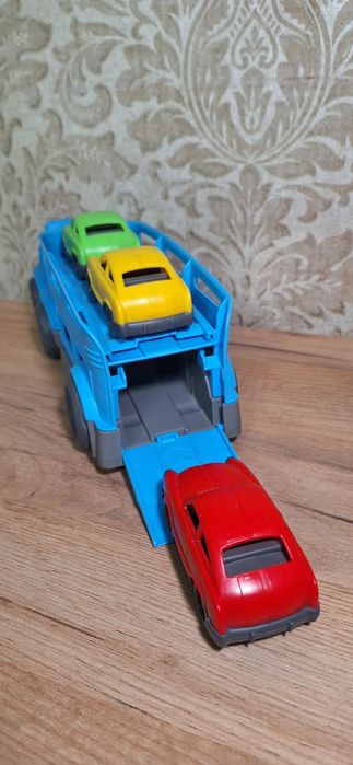 Машинка автовоз + 3 автомобиля