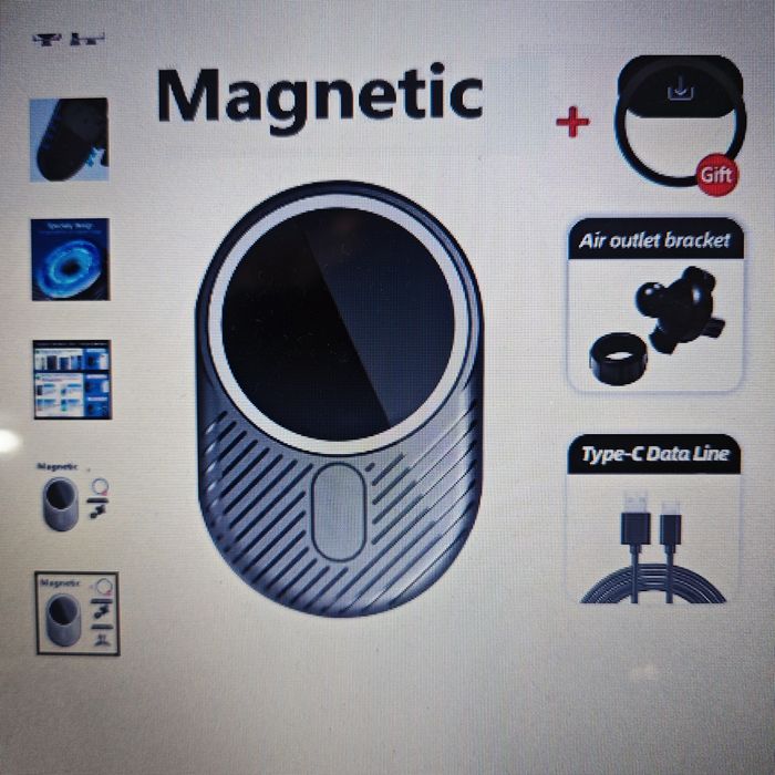 30W магнитно безжично зарядно за кола