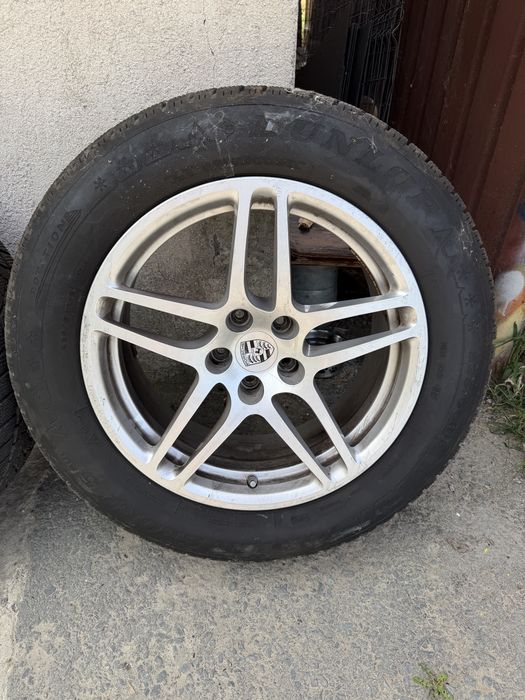 Jante Porsche R18 + anvelope iarnă Dunlop Winter Sport 5 – set complet