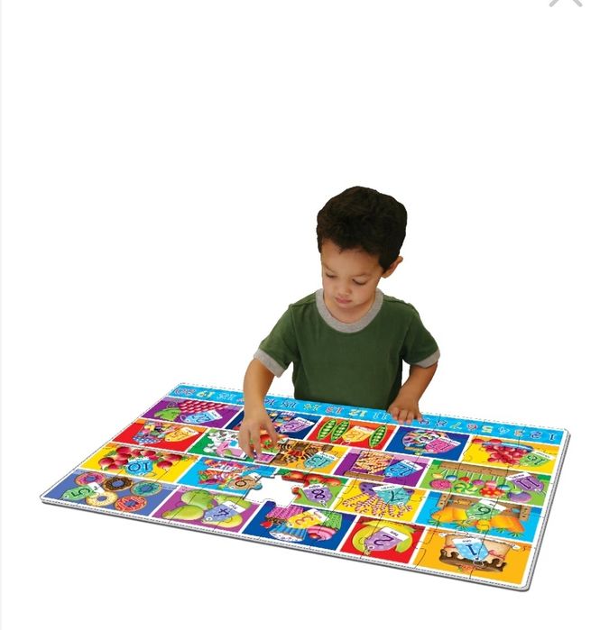 Puzzle Numbers de la The Learning Journey cartoane forma mare