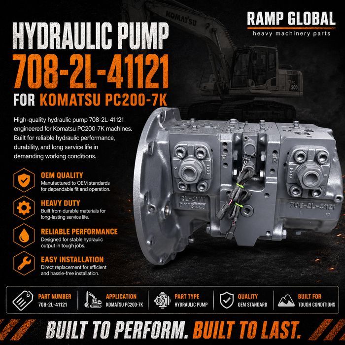 Гидронасос 708-2L-41121 для Komatsu PC200-7K