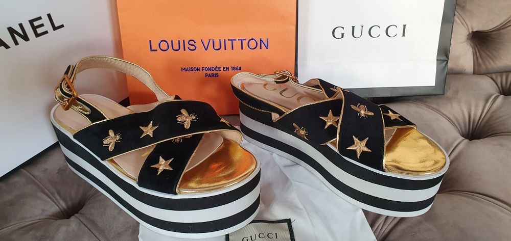 Sandale platforma Gucci 36