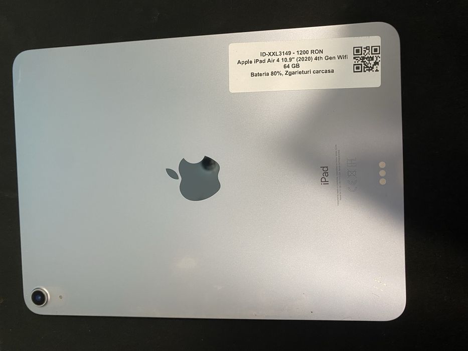 iPad Air 10.9” 2020 4th Gen Wifi 64Gb id-xxl3149