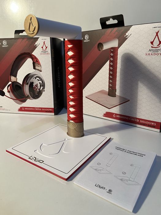 Гейминг слушалки Lexip - Assassin's Creed Shadows, безжични със стойка