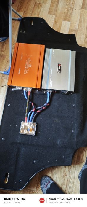 комплект сабвуфер, усилитель