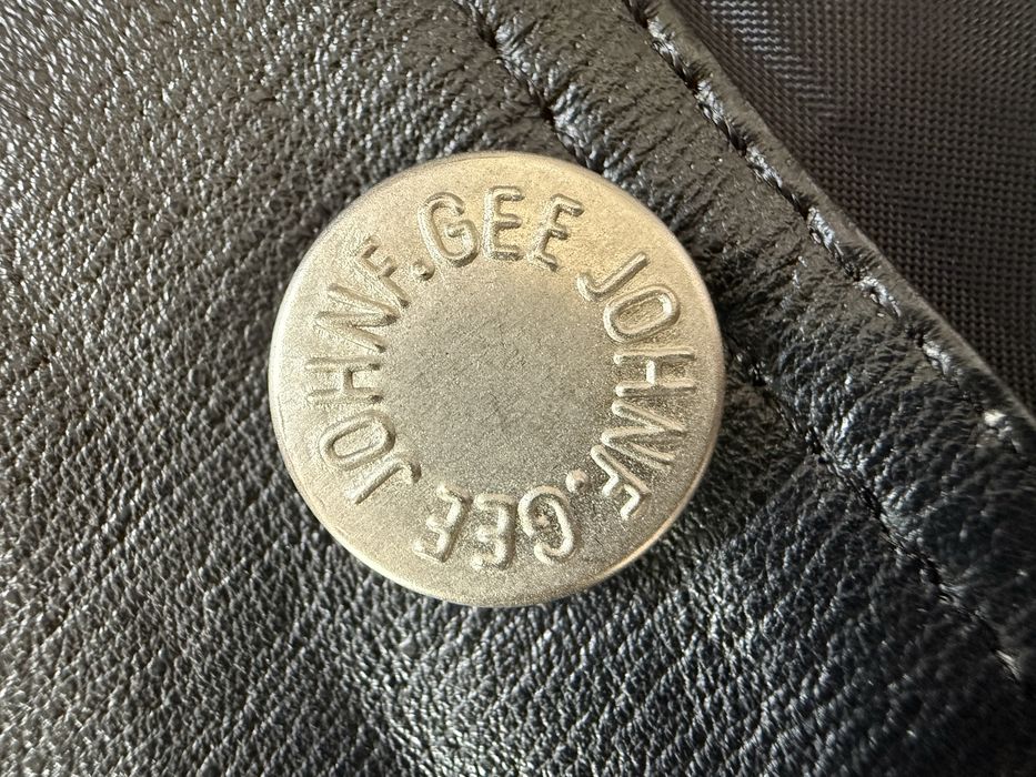 Vesta Piele Naturala JOHN F GEE Porc Nappa Negru Barbati | Marime XL