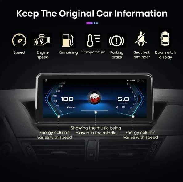 Navigatie Android BMW X1 E84 carplay , android auto