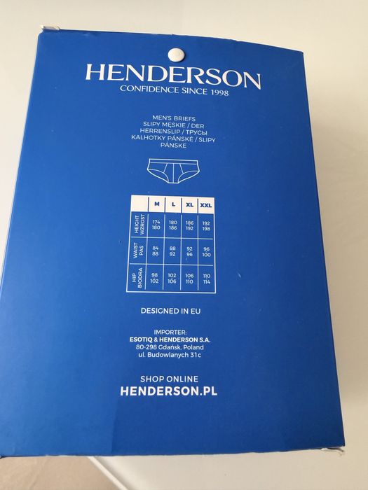 1 СЕТ съдържа 3 бр. памук слипове от линията HENDERSON CLASSIC, М