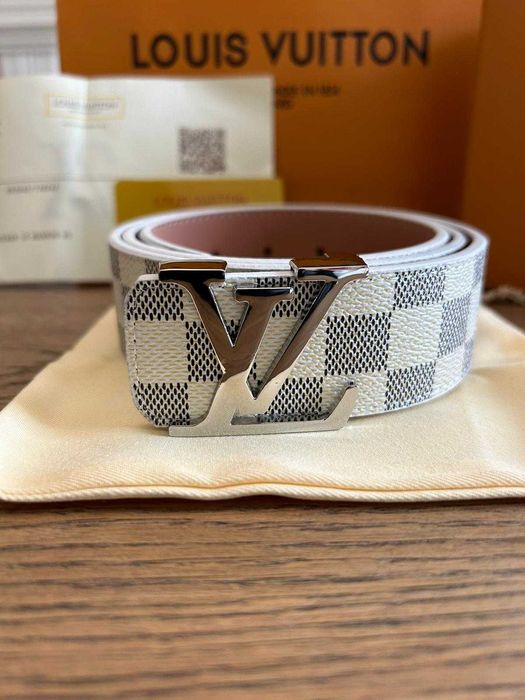 Curea Louis Vuitton Damier Azur, nouă, set complet