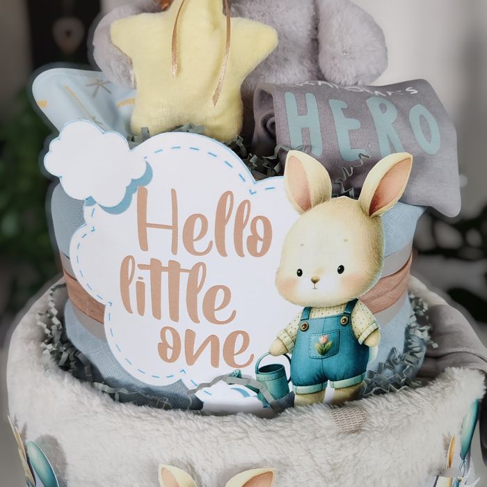 Tort din scutece pentru Nou Născuți