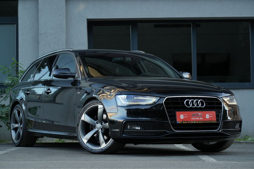 Audi A4 3xS-Line 2015 2.0Diesel 150cp Euro6 • 12Luni Garantie Motor Cutie • Transport Gratuit la Domiciliu • Istoric Audi Complet • Rate Tbi/Unicredit