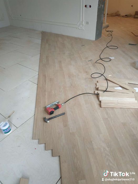 Шлифовка пол паркет