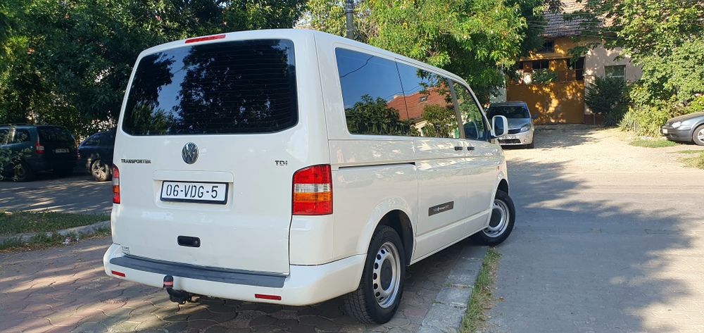 Volkswagen Transporter T5 1.9 tdi, 102 ,clima, 6 locuri , dublacabina, mixt