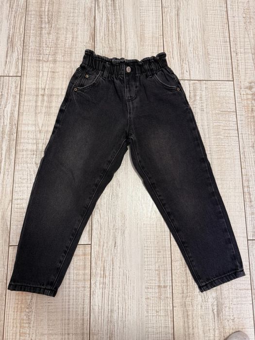 Blugi Zara negri 116 5-6 ani