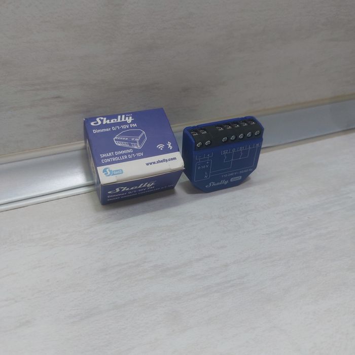 Смарт Димери Shelly Dimmer 0/1-10V PM Gen3 – Wi-Fi & Bluetooth