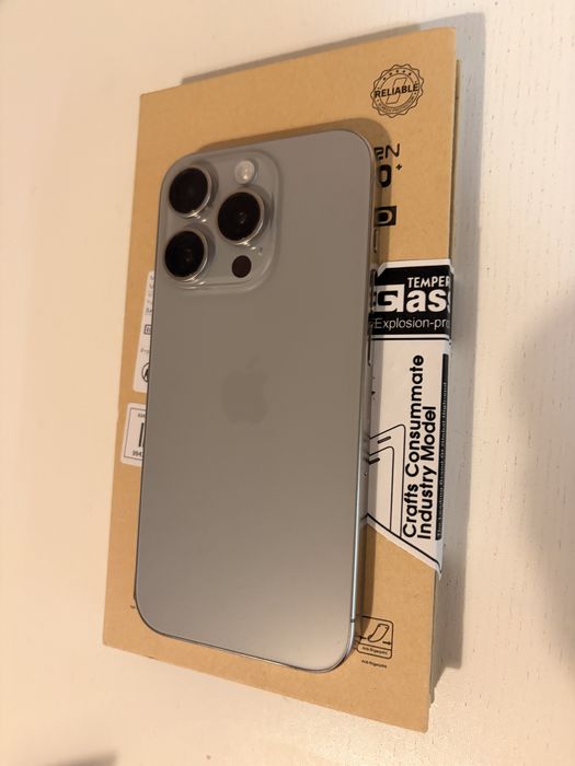 iPhone 15 Pro 128GB Black Titanium – Отлично състояние