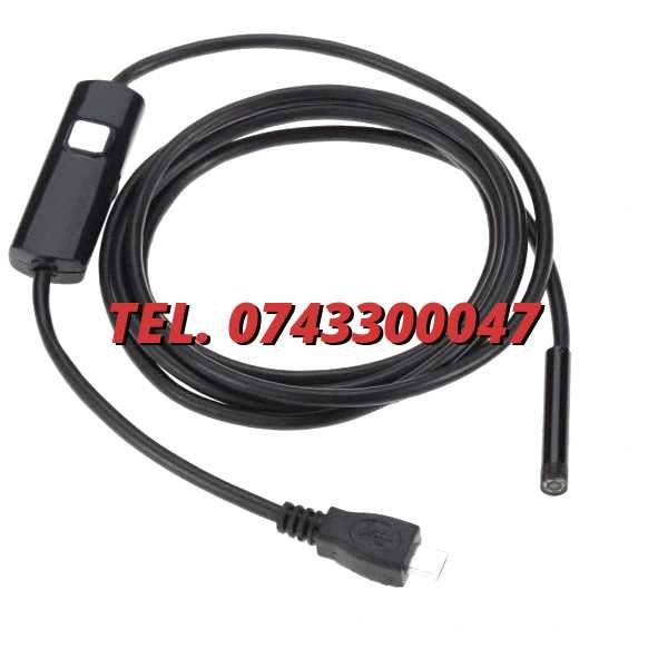 2 M Camera Endoscop boroscop 6 Led Inspectii Tehniceinstalatii