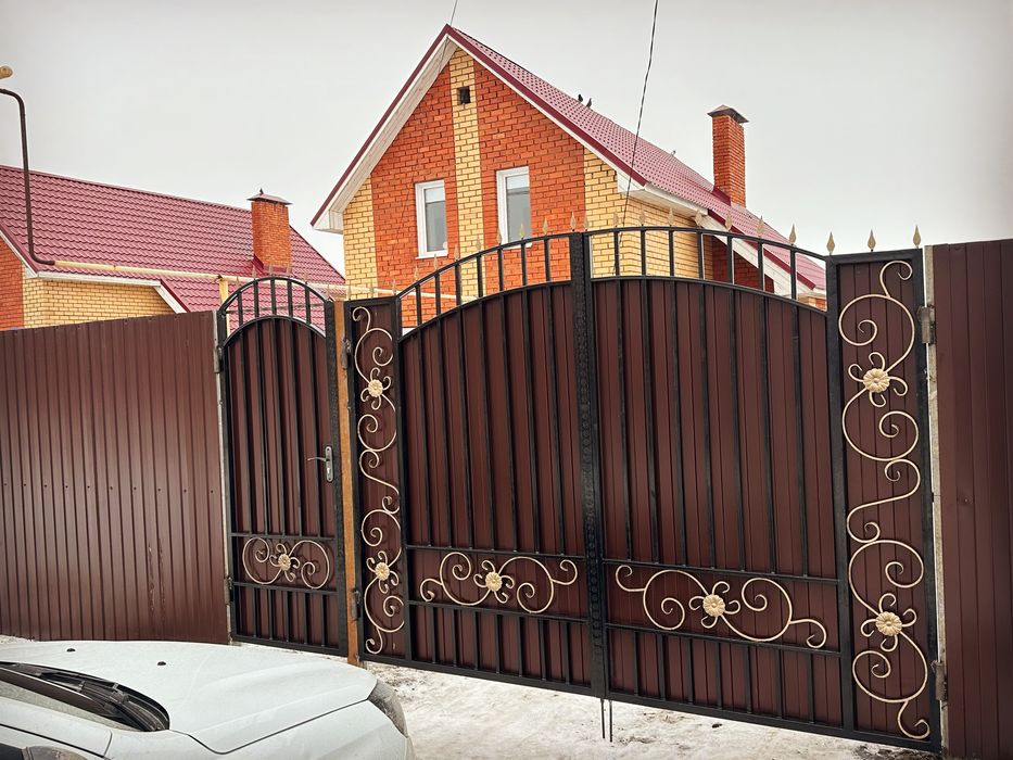 Иготовление распашных ворот