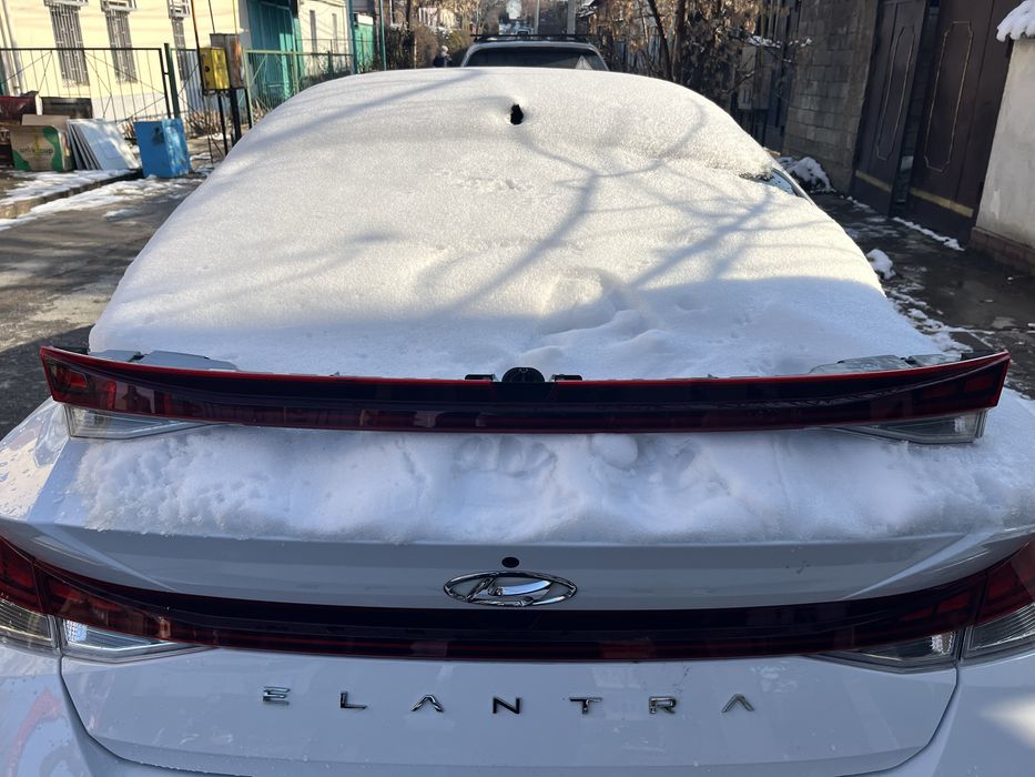 Hyundai Elantra задняя стоп линия