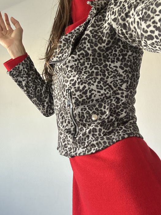 Jachetă S animal print