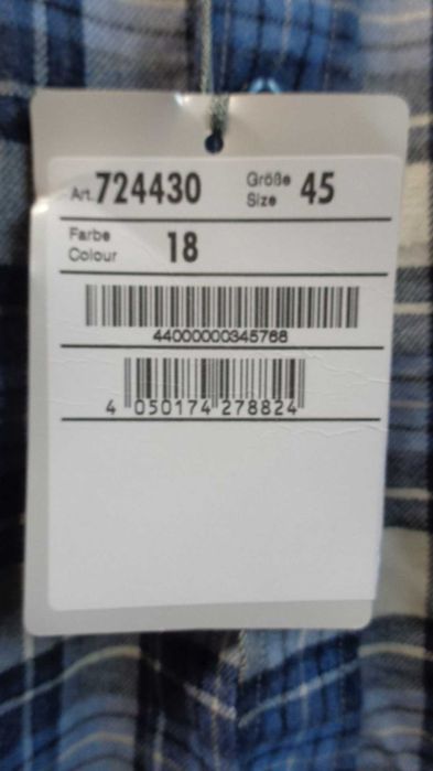 Camasa BOGNER carouri marimea 45