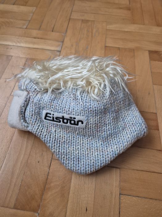 Căciula Premium Eisbär, Lână Merinos, Fleece - Copii 55 / 5-8 ani