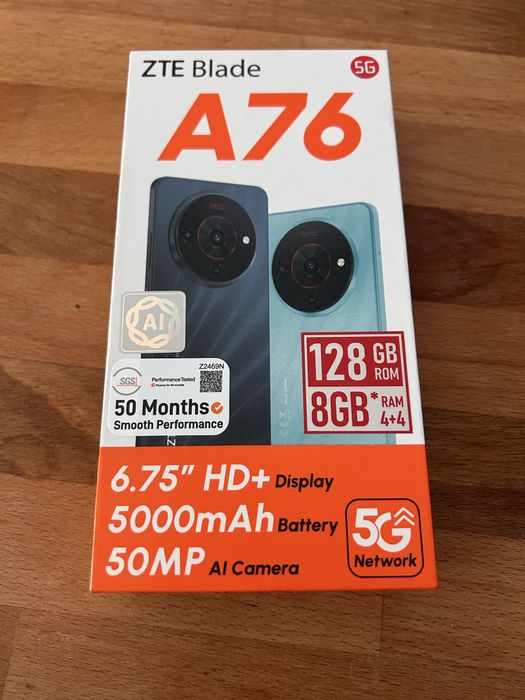 Смарт телефон ZTE A76